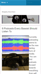 Mobile Screenshot of bassramblings.com